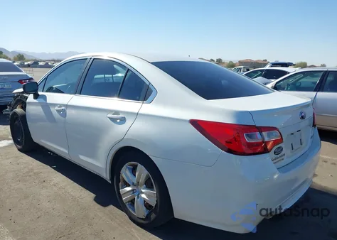 2016 Subaru Legacy 2.5I z USA, uszkodzony, nr VIN 4S3BNBA69G3031216